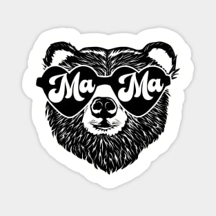 Groovy Mama Bear Mommy New Mom Mother's Day Baby Shower Magnet