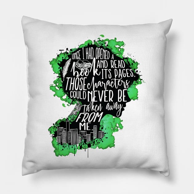 New World Rising - A Book Pillow by eviebookish