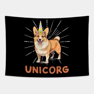 Corgi for Kids Girls Unicorg Unicorn Corgicorn Dog Tapestry