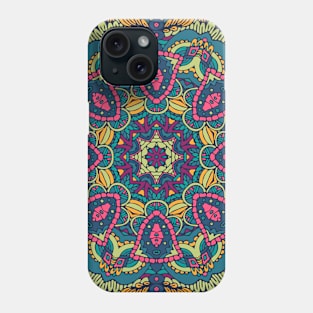 Colorful Oriental Rug Mandala Boho Pattern Phone Case