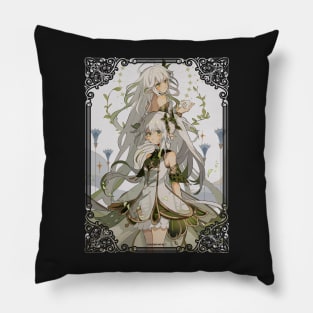 Nahida and Greater Lord Rukkhadevata - Genshin Impact Pillow