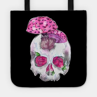 Skull and Mushrooms Tote