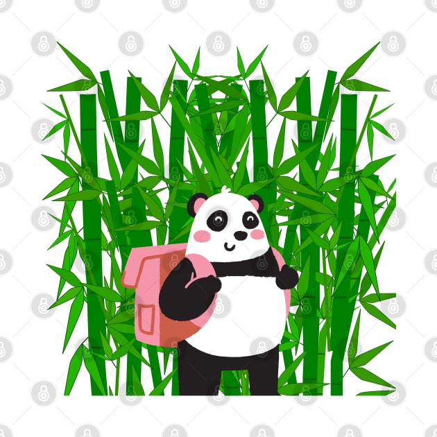 Cute Adventurer Panda Gift by mschubbybunny