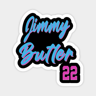 Jimmy Butler Miami Heat Vice Colors Magnet