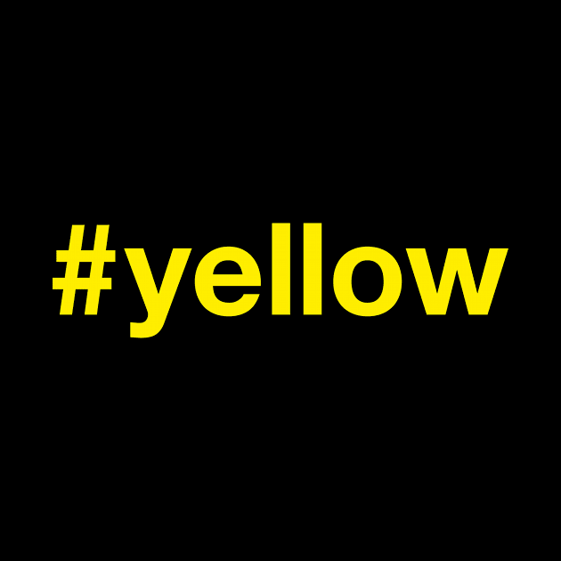 YELLOW Hashtag by eyesblau