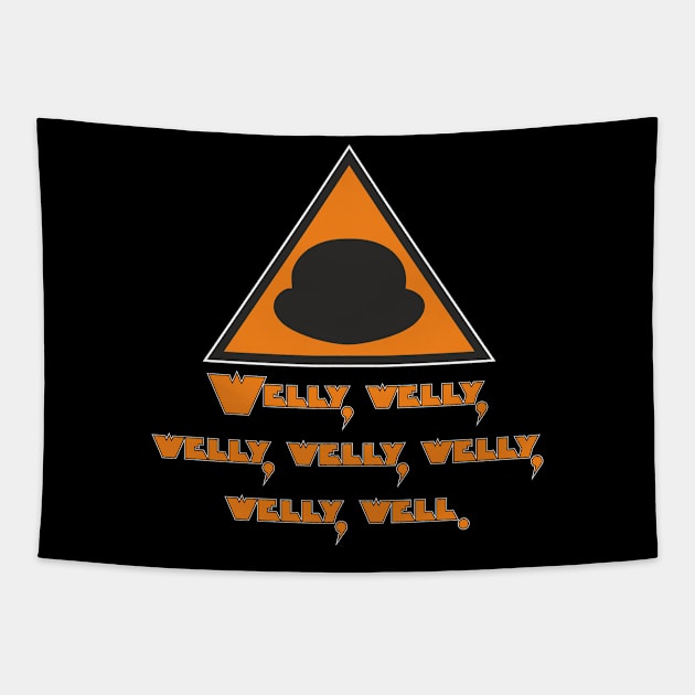 Welly, welly, welly, welly, welly, welly, well. A Orange Clockwork Tapestry by tonycastell