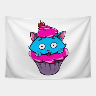 Cupcake Kitty Tapestry