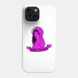 Santa Paciência Holy Patiente Phone Case