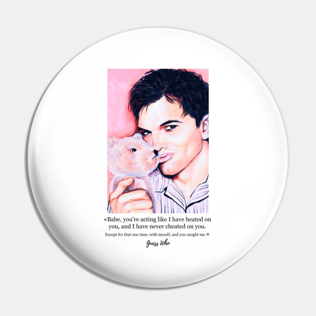 Ashton Kutcher Pin by Svetlana Pelin