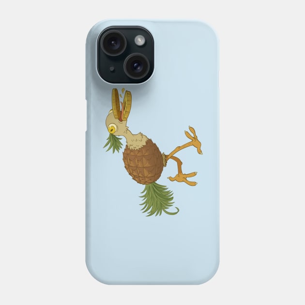 PineappleBird Phone Case by  KendallHaleArt