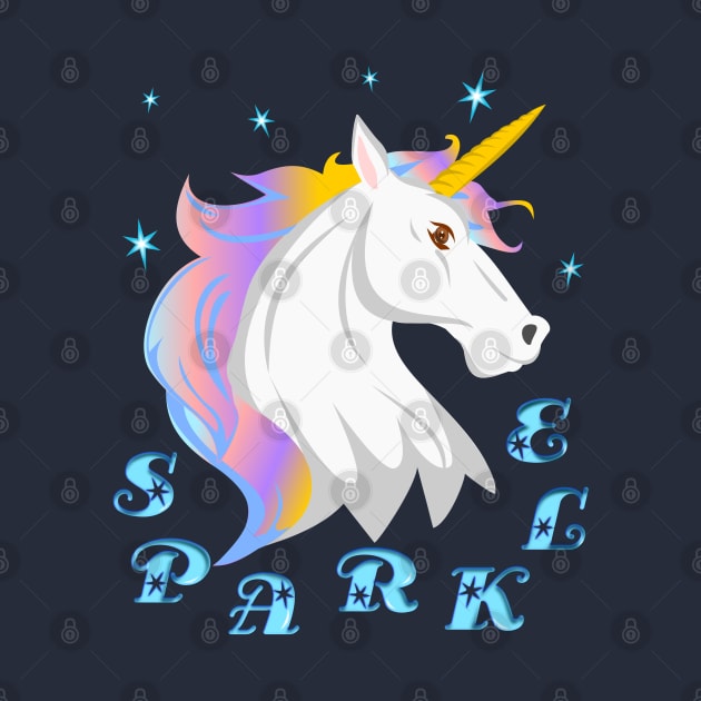 SPARKLE UNICORN by Dot68Dreamz