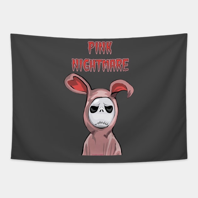 Pink Nightmare Before Christmas Tapestry by FanboyMuseum