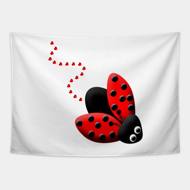 ladybug1 Tapestry by AmandaRain