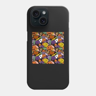 Halloween-trick or treat-candy-sweets Phone Case