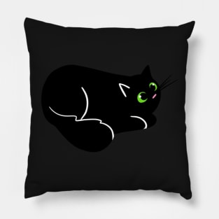 Baby Black Cat Loaf Pillow