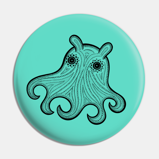 Cute Flapjack Octopus drawing for sea animal lovers Octopus Pin