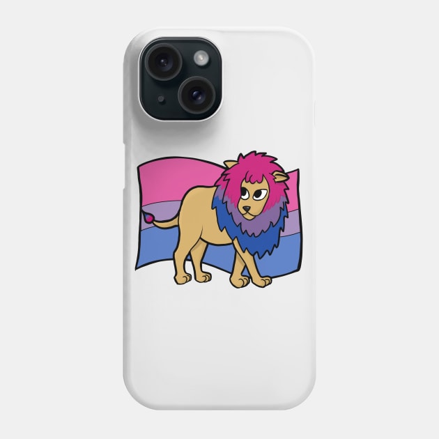 Bisexual Pride Lion Phone Case by marzipanpond