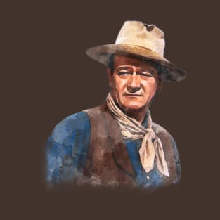 John Wayne "The Duke" - Watercolor T-Shirt