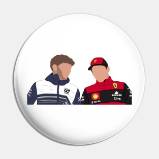 Pierre Gasly and Charles Leclerc Pin