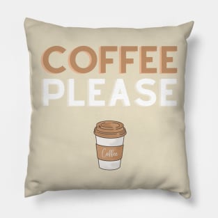 Coffee tee Pillow