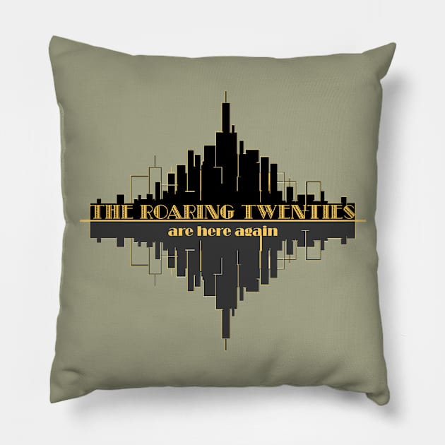 The Roaring Twenties Pillow by TenomonMalke