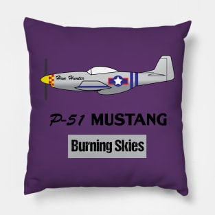 P-51 Mustang WW2 Fighter Plane Pillow