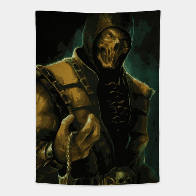 Scorpion Tapestry by Durro