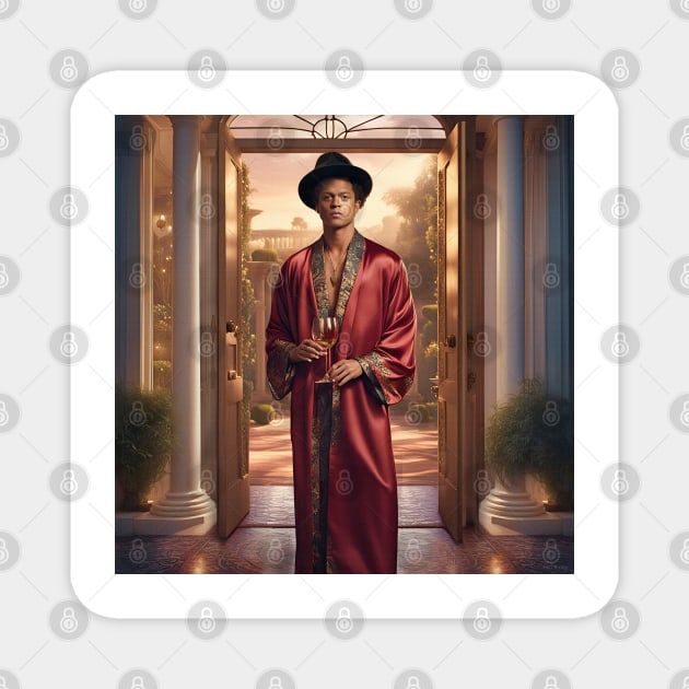 Bruno Mars Leave the DoorOpen Magnet by IconsPopArt