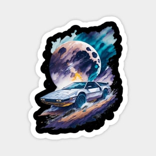 Summer Art DMC DeLorean Magnet