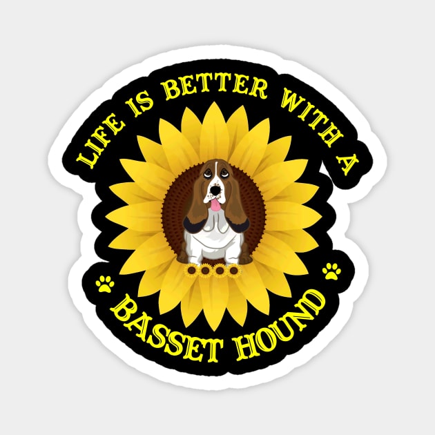 Basset Hound Lovers Magnet by bienvaem