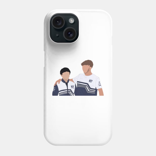 Pierre and Yuki Phone Case by CalliesArt