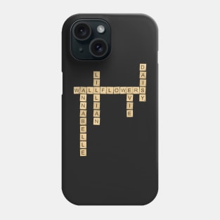 Wallflowers Series - Romance Novel Scrabble Design Phone Case