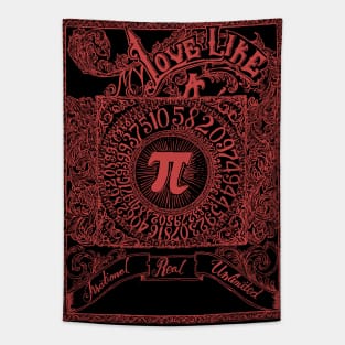 Vintage Pi Ornament Tapestry