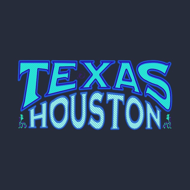 Texas Houston by Urban Gypsy Designs