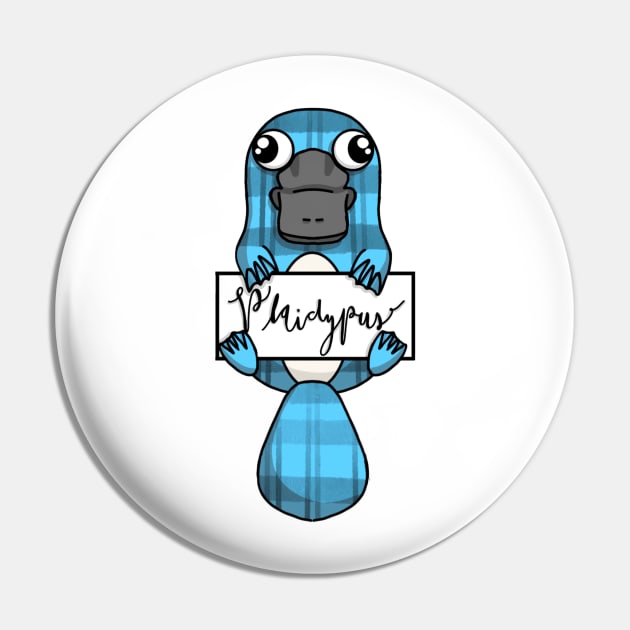 Plaidypus (Plaid Platypus) Pin by thecurlyredhead