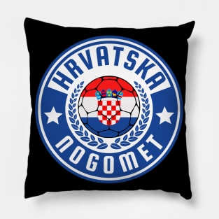 Hrvatska Football Pillow