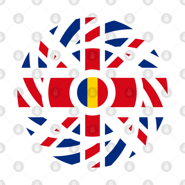 British Romanian Multinational Patriot Flag by Village Values