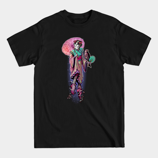 Discover Floating Geisha - Anime Art - T-Shirt