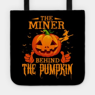 Mens The CHEF Behind The Pumpkin T shirt Funny Halloween T Shirt_MINER Tote