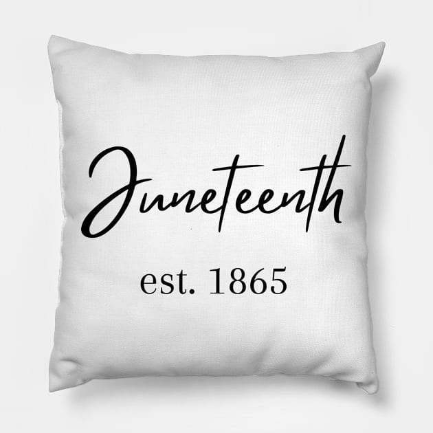 Juneteenth 1865 Pillow by Kugy's blessing