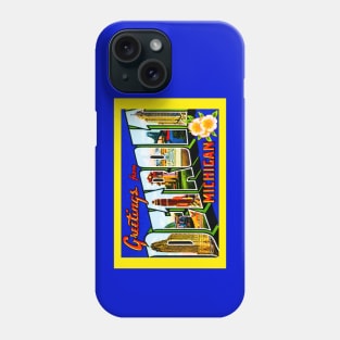 Greetings from Detroit Phone Case