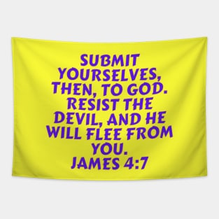 Bible Verse James 4:7 Tapestry