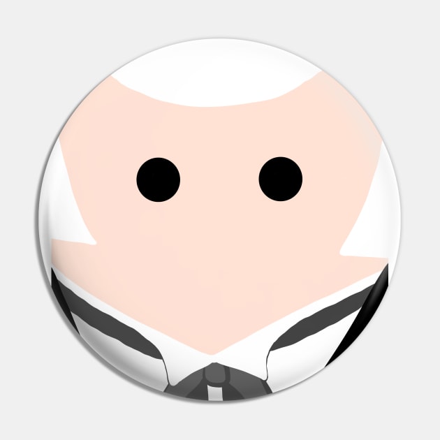 Minimalistic First Doctor Pin by alxandromeda