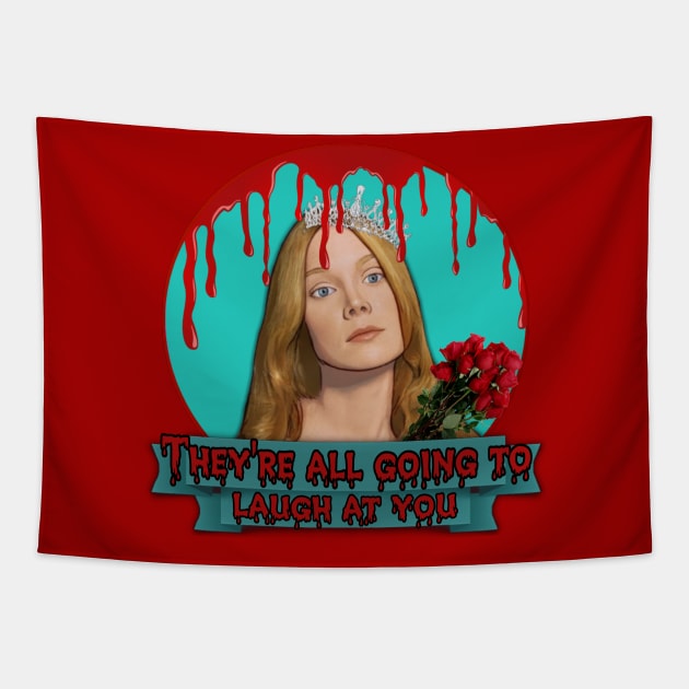 Carrie Tapestry by Indecent Designs