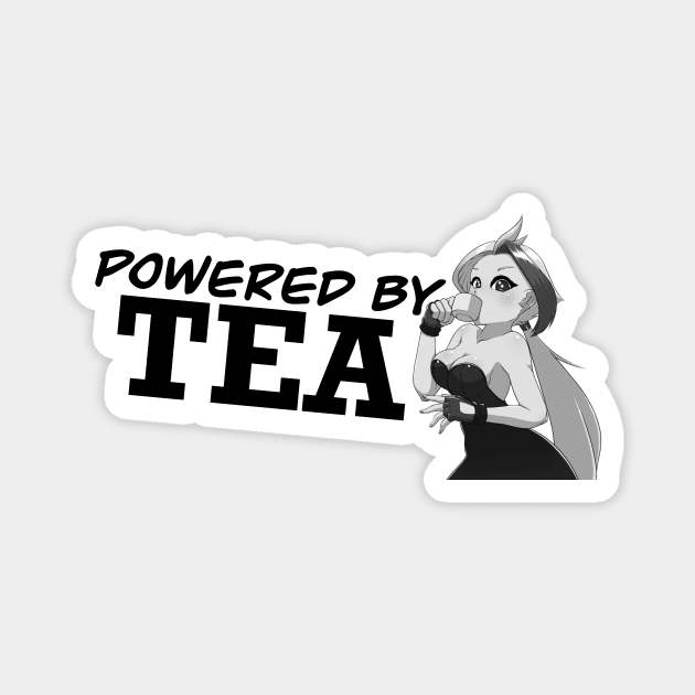 Powered by Tea BN Magnet by Martinuve