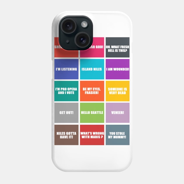 frasier best quotes Phone Case by aluap1006