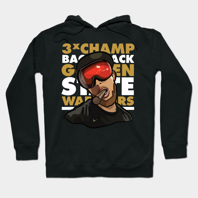 3 Time Champ Back 2 Back Champions Golden State Warriors Stephen Curry Funny Gift Fan Art Support Stephen Curry Sudadera Con Gorro Teepublic Mx