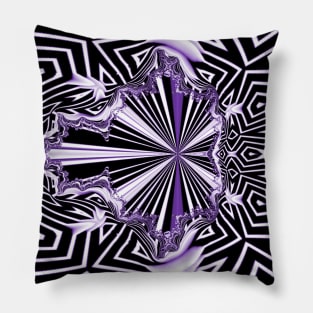 Portal Fantasy Purple Space Design Pillow