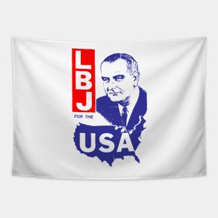 LBJ FOR THE USA Tapestry