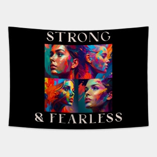 Women Strong and Fearless Tapestry